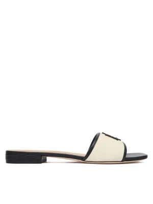 Klapki LAUREN RALPH LAUREN 802P04395004 Écru Kremowy