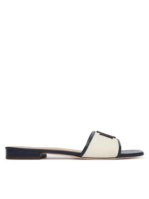 Klapki LAUREN RALPH LAUREN Everley Sld2 802P04395001 Écru Kremowy