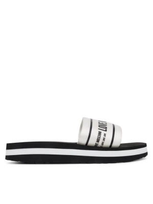 Klapki LOVE MOSCHINO JA28334G0MIX6100 Biały