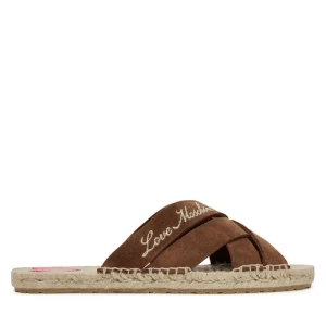 Klapki LOVE MOSCHINO JA28362G0MIG0300 Brązowy