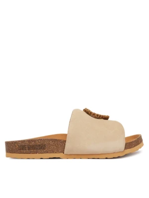 Klapki LOVE MOSCHINO JA28363G0OIG5104 Beżowy