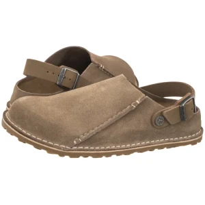 Klapki Lutry Premium Suede Gray Taupe 1025297 (BK431-a) Birkenstock