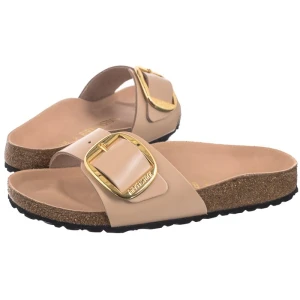 Klapki Madrid Big Buckle High-Shine New Beige 1026496 (BK238-b) Birkenstock