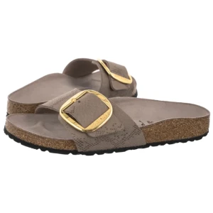 Klapki Madrid Big Buckle Python Gray Taupe 1032935 (BK389-b) Birkenstock