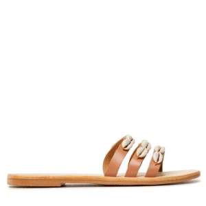 Klapki Manebi Leather Sandals S 0.1 Y0 Brązowy