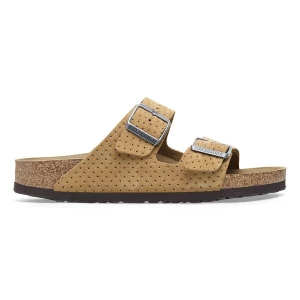 Klapki męskie BIRKENSTOCK ARIZONA LEVE DOTTED NEW BEIGE