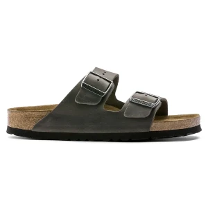 Klapki męskie Birkenstock Arizona SFB LEOI Iron