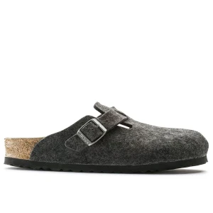 Klapki męskie Birkenstock Boston 160371 - szare