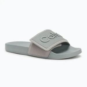 Klapki męskie Calvin Klein HM0HM01437 Adj Pool Slide TPU granite road