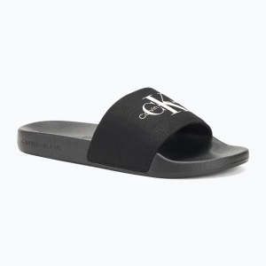 Klapki męskie Calvin Klein YM0YM01271 Slide Monogram Cv black/bright white