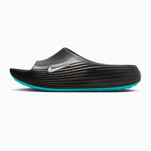 Klapki męskie Nike ReactX Rejuven8 black/gamma blue/metallic silver