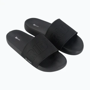 Klapki męskie RIDER Grid Slide black / black / silver