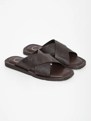 Klapki męskie skórzane CESARE CESADEI Cesare Casadei