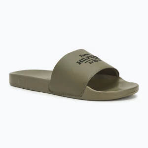 Klapki męskie Tommy Hilfiger Embroid 85 Pool Slide army green