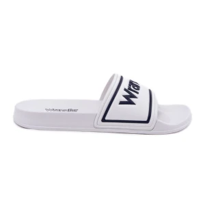 Klapki Męskie WRANGLER Averell Slider Men Low 20251042.1FG Białe