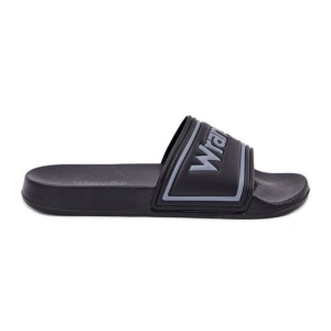 Klapki Męskie WRANGLER Averell Slider Men Low 20251042.25Y Czarne