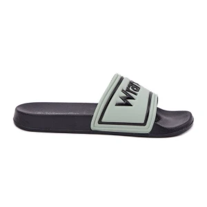Klapki Męskie WRANGLER Averell Slider Men Low 20251042.52D Jasnozielone