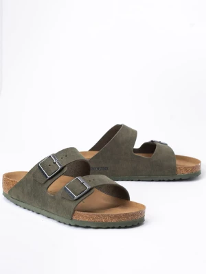 Klapki męskie zielone BIRKENSTOCK ARIZONA SYN VEG