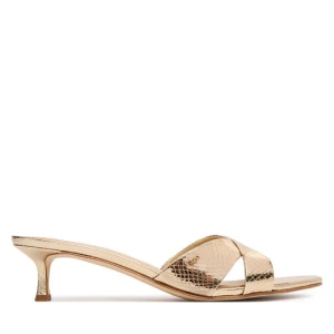 Klapki MICHAEL Michael Kors Cassidy Kitten 40S6CSMS1M Złoty