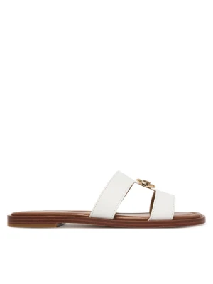 Klapki MICHAEL Michael Kors Ering Flat 40S6ERFS2L Biały