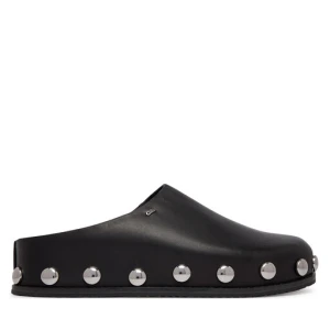 Klapki MICHAEL Michael Kors Hensley Mule 40R6HLFP1L Czarny