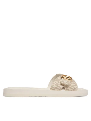Klapki MICHAEL Michael Kors MK Pool 40R6MKFA1B Kremowy