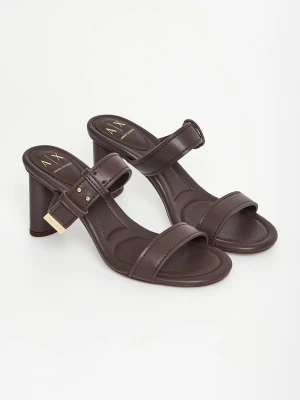 Klapki na obcasie ARMANI EXCHANGE