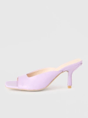 Klapki na obcasie Copenhagen Shoes fioletowy