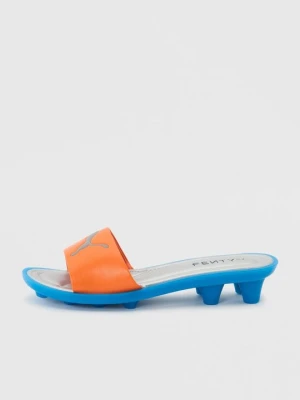 Klapki na obcasie FENTY X PUMA pomarańczowy