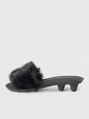 Klapki na obcasie FENTY X PUMA srebrny