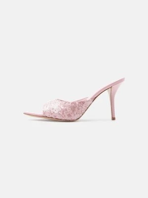 Klapki na obcasie GIABORGHINI