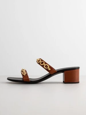 Klapki na obcasie giuseppe zanotti