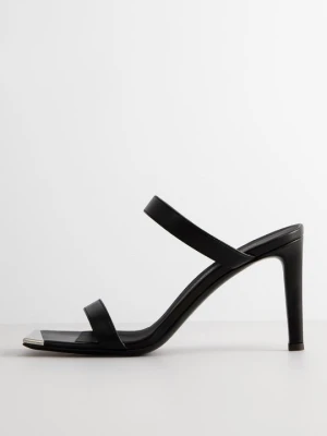 Klapki na obcasie Giuseppe Zanotti czarny