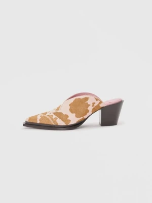 Klapki na obcasie Jimmy Choo różowy