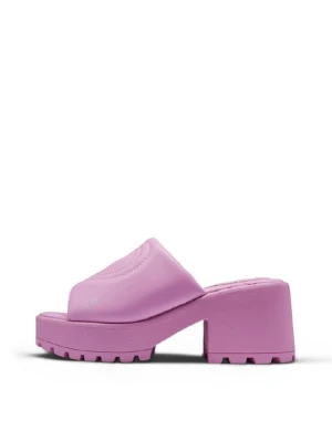 Klapki na obcasie Koi Footwear różowy