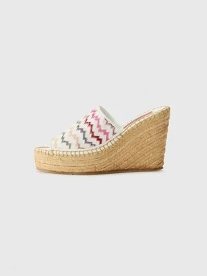 Klapki na obcasie Missoni