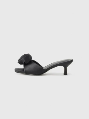 Klapki na obcasie ONLY SHOES By Zalando czarny