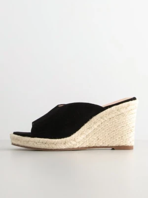 Klapki na obcasie Stuart Weitzman czarny