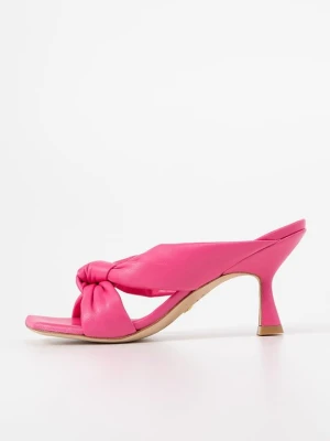 Klapki na obcasie Stuart Weitzman różowy