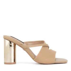 Klapki Nine West WSS21562-01 Beżowy