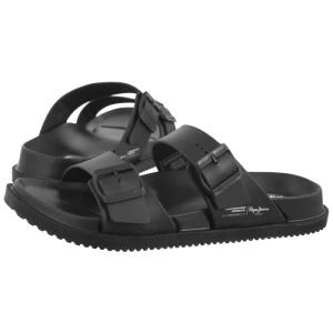 Klapki Ocean Brand M Black PMS700011 999 (PE129-a) Pepe Jeans