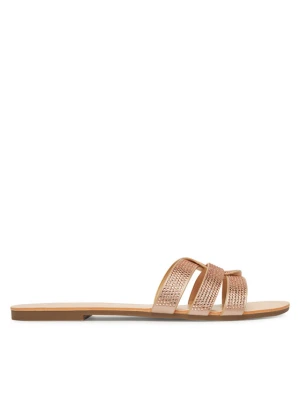 Klapki ONLY Shoes 15340950 Różowe złoto