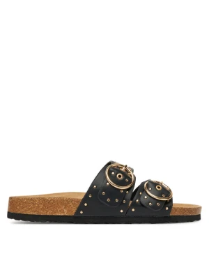 Klapki ONLY Shoes Onlmaxi-15 Pu Studs Buckle 15341190 Czarny