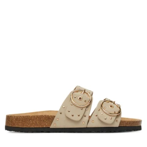 Klapki ONLY Shoes Onlmaxi-15 Pu Studs Buckle 15341190 Écru