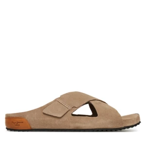Klapki Pepe Jeans Corby Cross PMS90124 Beżowy