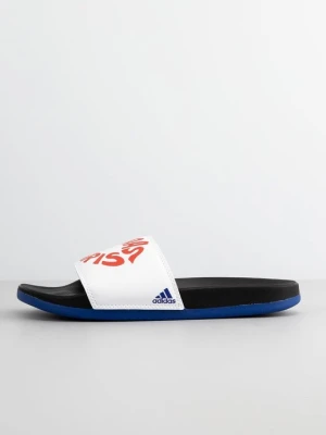 Klapki płaskie Adidas niebieski