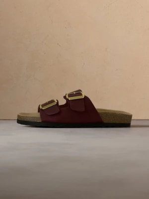 Klapki płaskie Anna Field By Zalando bordowy