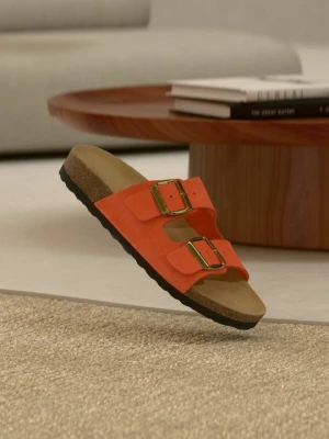 Klapki płaskie Anna Field By Zalando koralowy