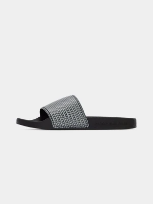 Klapki płaskie Armani Exchange czarny