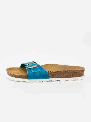 Klapki płaskie BAYTON niebieski